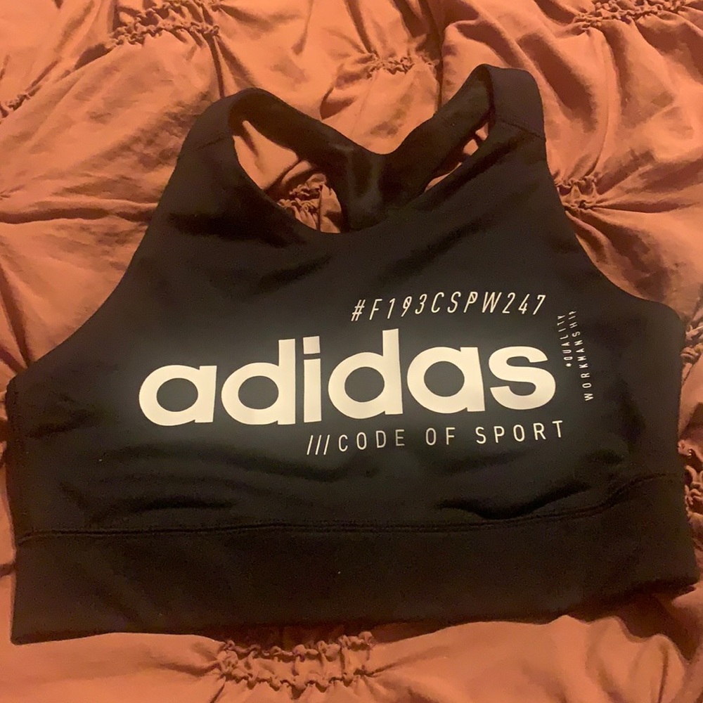Adidas T strap sports bra